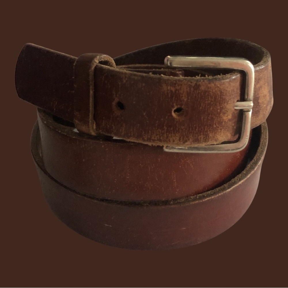 Classic Brown Leather Belt